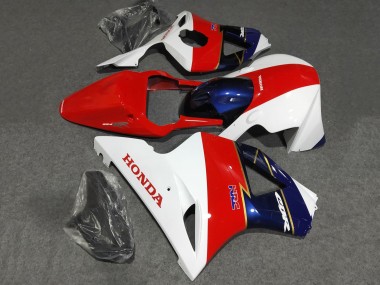 2002-2003 White Red Blue Racing Honda CBR900RR 954 Motorcycle Fairings Canada