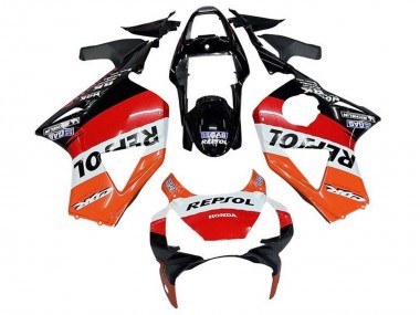 2002-2003 White Orange Red Glossy Black Repsol Honda CBR900RR 954 Motorcycle Fairings Canada