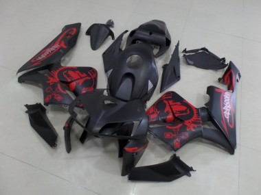 2005-2006 Matte Black Matte Red Gear Honda CBR600RR Motorcycle Fairings Canada