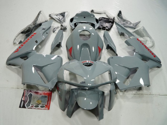 2005-2006 Nardo Grey Red Honda CBR600RR Motorcycle Fairings Canada