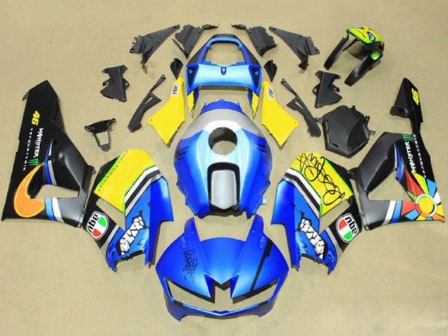 2013-2026 Blue Yellow Matte Black Green Monster Honda CBR600RR Motorcycle Fairings Canada