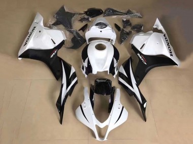 2013-2023 White Glossy Black Honda CBR600RR Motorcycle Fairing Canada