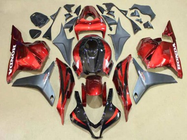 2009-2012 Silver Red Glossy Black Honda CBR600RR Motorcycle Fairings Canada