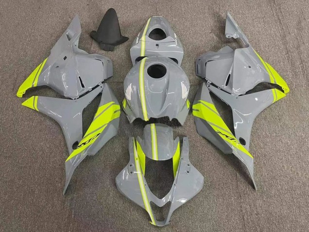 2007-2008 Nardo Grey Neon Yellow Honda CBR600RR Motorcycle Fairings Canada