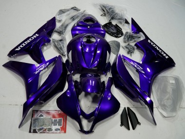 2007-2008 Blue Glossy Black Honda CBR600RR Bike Fairings Canada