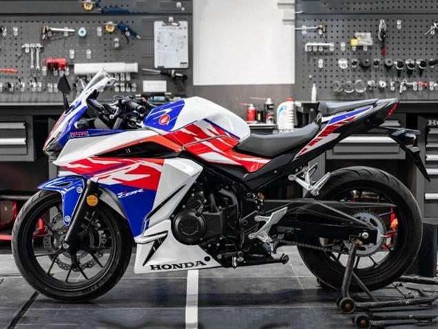 2022 White Red Blue Honda CBR400R Motorcycle Fairings Canada