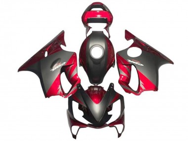 2001-2003 Red Matte Black Honda CBR600 F4i Motorcycle Fairings Canada