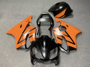 2001-2003 Orange Matte Black Honda CBR600 F4i Motorcycle Fairings Canada