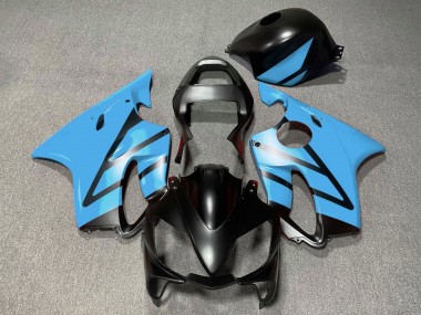 2001-2003 Light Blue Matte Black Honda CBR600 F4i Motorcycle Fairings Canada