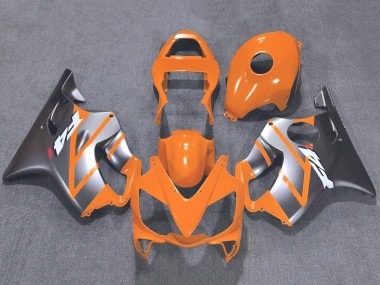 2001-2003 Silver Orange Honda CBR600 F4i Motorcycle Fairings Canada