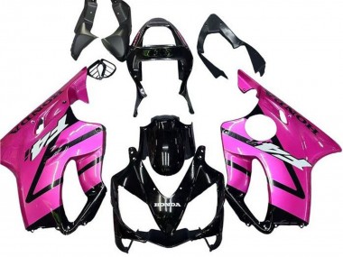 2001-2003 Pink Glossy Black Stripe Honda CBR600 F4i Motorcycle Fairing Canada