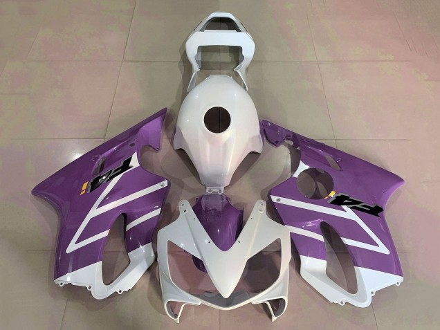 2001-2003 White Purple Honda CBR600 F4i Motorcycle Fairings Canada