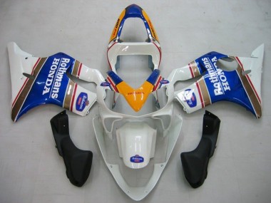 2001-2003 Yellow White Blue Rothmans Honda CBR600 F4i Motorcycle Fairings Canada