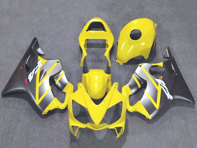 2001-2003 Yellow Silver Honda CBR600 F4i Motorcycle Fairings Canada