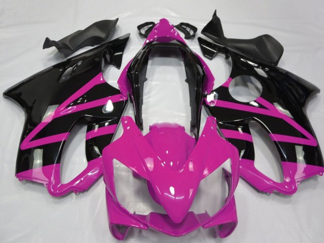 2004-2007 Pink Glossy Black Honda CBR600 F4i Motorcycle Fairing Canada