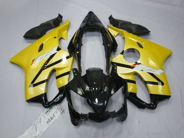 2004-2007 Yellow Glossy Black Honda CBR600 F4i Motorcycle Fairings Canada