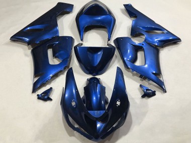 2005-2006 Blue Kawasaki ZX6R Motorcycle Fairings Canada