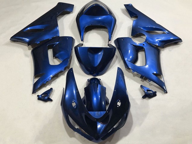 2005-2006 Blue Kawasaki ZX6R Motorcycle Fairings Canada