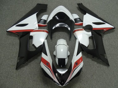 2005-2006 White Black Red Kawasaki ZX6R Motorcycle Fairings Canada