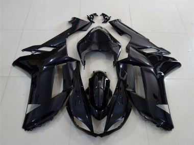 2007-2008 Glossy Black Kawasaki ZX6R Motorcycle Fairing Canada