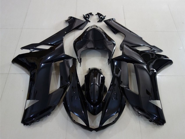 2007-2008 Glossy Black Kawasaki ZX6R Motorcycle Fairing Canada