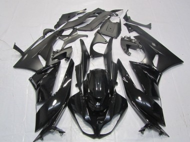 2007-2008 Gossy Black Matte Black Kawasaki ZX6R Motorcycle Fairings Canada
