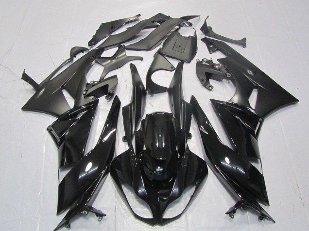 2007-2008 Gossy Black Matte Black Kawasaki ZX6R Motorcycle Fairings Canada