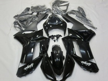 2007-2008 Gossy Black Matte Black White Decals Kawasaki ZX6R Motorcycle Fairings Canada