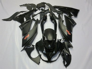 2007-2008 Matte Black Black Red Kawasaki ZX6R Motorcycle Fairings Canada