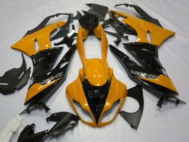 2007-2008 Orange Black Kawasaki ZX6R Motorcycle Fairings Canada