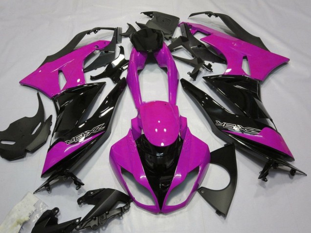 2007-2008 Pink Black Kawasaki ZX6R Motorcycle Fairings Canada