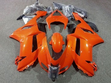2007-2008 Orange Kawasaki ZX6R Abs Motorcycle Fairings Canada