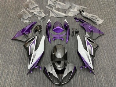 2009-2012 Purple White Silver Black Kawasaki ZX6R Motorcycle Fairings Canada