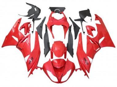 2009-2012 Red Kawasaki ZX6R Motorcycle Fairings Canada