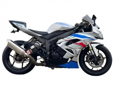 2009-2012 White Blue Red Black Kawasaki ZX6R Motorcycle Fairings Canada