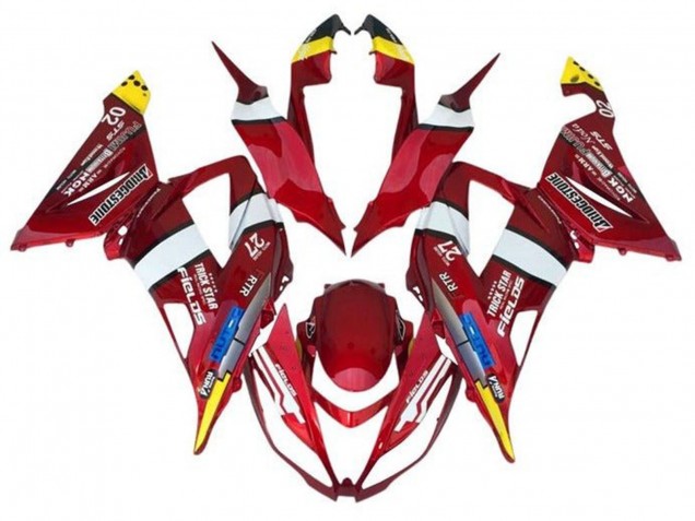 2013-2018 Red Yellow White Blue Kawasaki ZX6R Motorcycle Fairings Canada