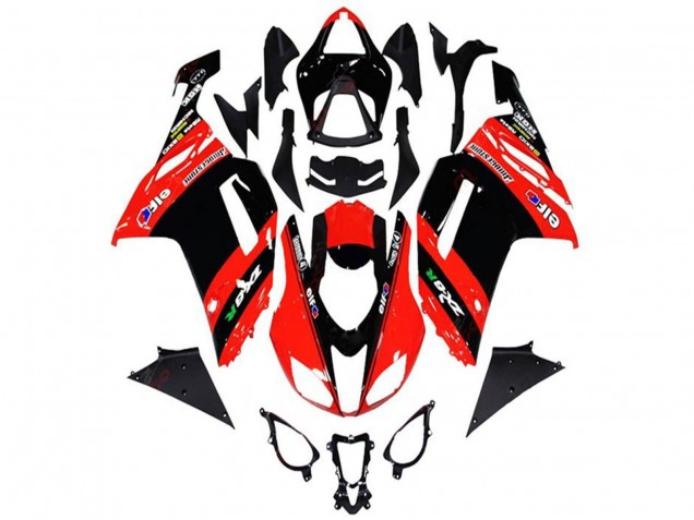 2013-2018 Red Black Elf Kawasaki ZX6R Motorcycle Fairings Canada