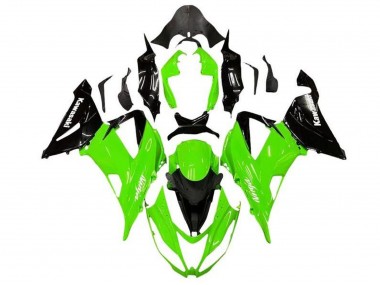 2013-2018 Green Glossy Black Kawasaki ZX6R Motorcycle Fairing Kits Canada