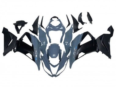2013-2018 Grey Matte Black Kawasaki ZX6R Motorcycle Fairings Canada