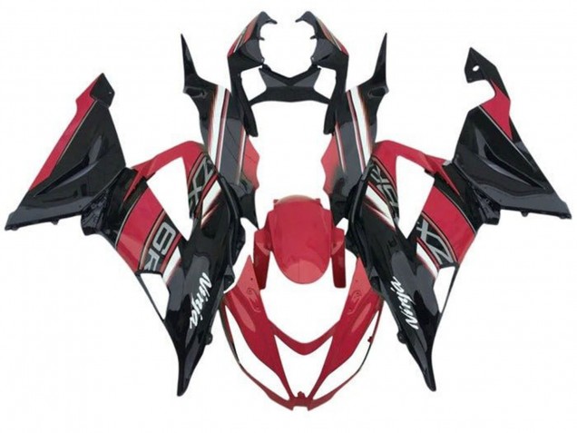 2013-2018 Red Black White Kawasaki ZX6R Motorcycle Fairings Canada