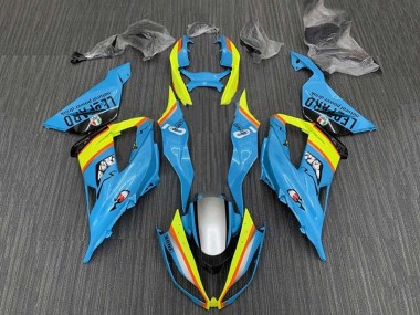 2013-2018 Light Blue Yellow Orange Black Silver Kawasaki ZX6R Motorcycle Fairings Canada