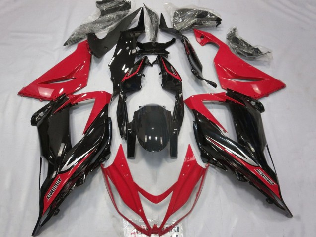 2013-2018 Red Glossy Black Kawasaki ZX6R Motorcycle Fairings Canada