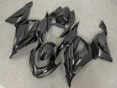 2013-2018 Glossy Black Matte Black Kawasaki ZX6R Bike Fairings Canada