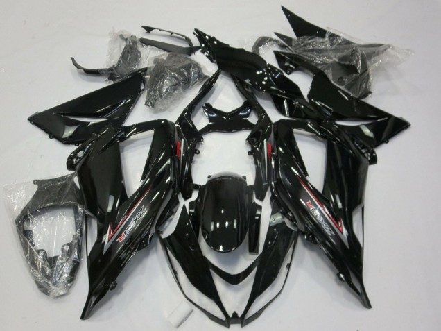 2013-2018 Glossy Black Silver Red Kawasaki ZX6R Motorcycle Fairings Canada