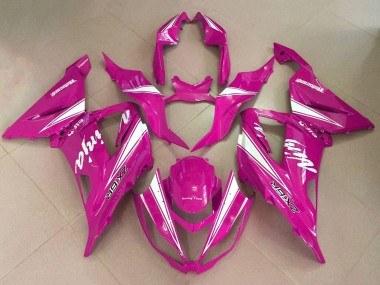 2013-2018 Pink White Kawasaki ZX6R Motorcycle Fairings Canada