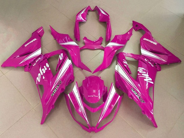 2013-2018 Pink White Kawasaki ZX6R Motorcycle Fairings Canada