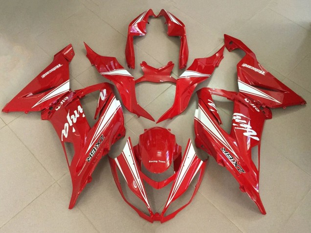 2013-2018 Red White Kawasaki ZX6R Motorcycle Fairings Canada