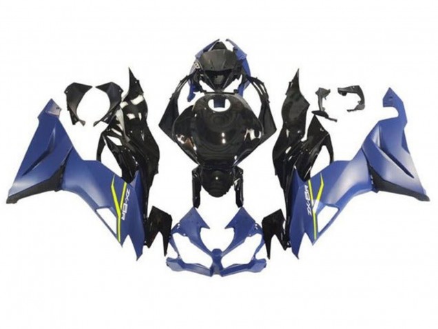 2019-2022 Matte Blue Glossy Black Kawasaki ZX6R Motorcycle Fairings Canada