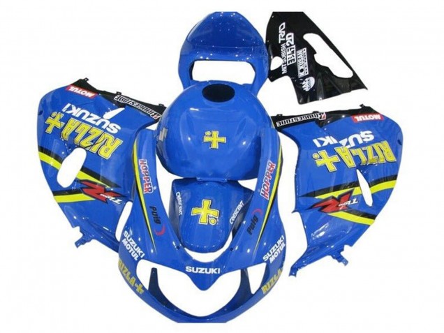1998-2003 Blue Yellow Black Rizla Hopper Motul Suzuki TL1000R Motorcycle Fairings Canada