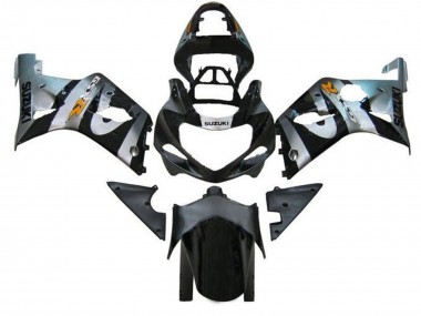 2000-2002 Silver Black Orange Suzuki GSXR1000 Motorcycle Fairings Canada